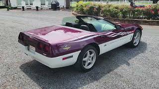 1995 Indy Pace Car Corvette Convertible with Super Low Mileage [upl. by Cyna902]