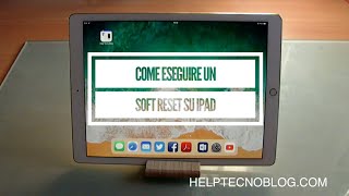 Come fare quando iPad non si accende o si blocca  soft reset su iPad [upl. by Manus330]