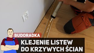 Jak przykleić listwy podłogowe do krzywych ścian [upl. by Cerell]