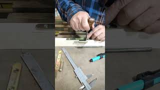 Installing a French Paumelle Hinge [upl. by Alur]