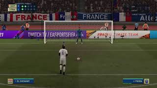 Egypt vs France Penalty Shootout FIFA 21 Penalties [upl. by Desireah]