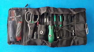 RHINOWALK MT103 Tool Roll Bag Orden acceso total y resistencia [upl. by Agnimod706]