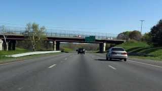 Interstate 495  Massachusetts Exits 47 to 40 southbound [upl. by Janna240]