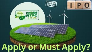 NTPC Green Energy IPO News Apply or Avoid Why should you must apply [upl. by Shumway130]