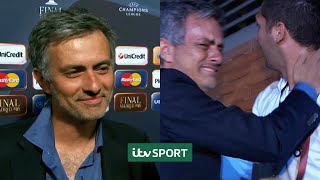 Jose Mourinho after winning the Champions League with Inter  ITV Sport Archive [upl. by Leissam]