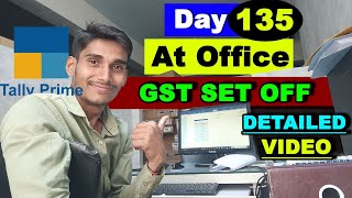 GST Set off Detailed video in Tally Prime [upl. by Llemrej]