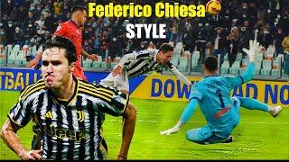 gol del mese and federico chiesa fastest speed skills and goals highlights serie A [upl. by Cannell]