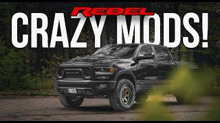 RAM 1500 REBEL ON FOX ELITE 25  BDS KIT  FUEL KEN BLOCK WHEELS  MODIFICATION3 [upl. by Cari]