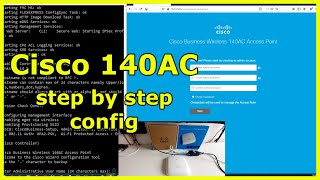 CISCO business wireless 140AC config access point step by step  podstawowa konfiguracja [upl. by Frederic]