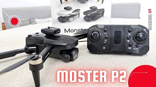 HYTOBP Monster P2 Drone 4K HD 📷 con Cámara Dual y 3 Baterías 🔋 ¡Vuela Más Tiempo 🚁 [upl. by Eille]