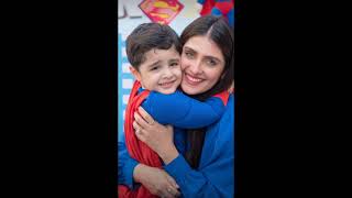 Ayeza khan Danish taimoor with daughter Pakistani actress viralvideo foryou [upl. by Eeralav418]