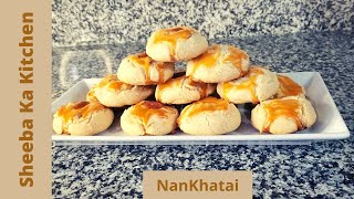 NanKhatai Recipe  Quick And Easy NanKhatai Made In Sheeba Ka Kitchen [upl. by Enaht]