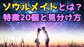 ソウルメイトとは？特徴20個！見分け方・確認方法 [upl. by Brigida927]