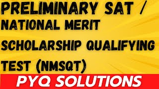 PSAT NMSQT Recent Past Year Q7 Solutions With Special Tricks amp Expert Analysis [upl. by Wight]