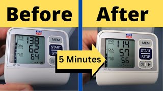 Lower Blood Pressure in 5 minutes  Two Proven Methods [upl. by Yraeg442]