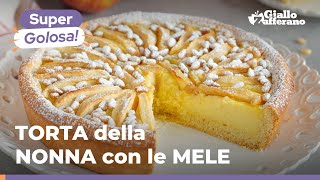 TORTA della NONNA con le MELE Un dolce incredibile da provare subito 🍏🥧💛 [upl. by Acsicnarf]