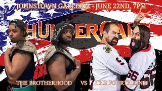 814 WRESTLING THUNDERCADE 2024 TAG TEAM TITLE MATCH The Brotherhood c vs The Fourth Line [upl. by Nomyt893]