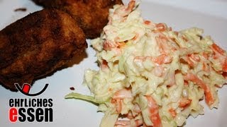 REZEPT KFC STYLE COLE SLAW SALAT  schnell amp einfach zu Hause gemacht [upl. by Jenkins]