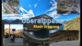 Der Oberalppass in der Schweiz  Rhein Ursprung  Bergfahrt  Zufahrt zum Glück [upl. by Jew]