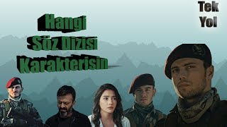 Hangi Söz Dizisi Karakterisin  Kişilik Testi [upl. by Sellig]