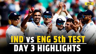 IND vs ENG 5th Test Day 3 Highlights Ashwin Shines With 5fer India Beats England By An Innings [upl. by Watkins175]