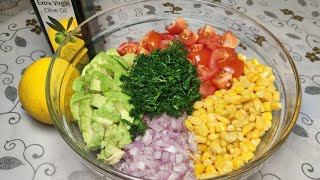 Surprisingly fast Fresh Avocado SALSA recipe in 10 minutes [upl. by Assiled]