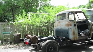 52 Chevrolet truck s10 frame 350 V8 part 2 [upl. by Eaton]