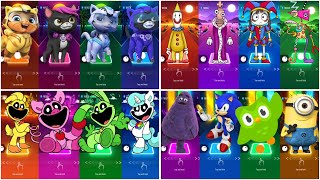 Paw Patrol VS Digital Circus VS Miss Delight origin story VS All MEGAMIX Tiles Hop [upl. by Sara401]