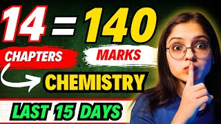 Chemistry Most Imp Chapters for NEET 2024🔥 Score 140 Marks  Chemistry High Weightage Chapters [upl. by Gambrell]