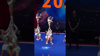 Senior Elite👑 cheer seniorelite cheerleader flyer stunts cheerleading [upl. by Llerral]