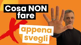 Cosa non fare appena svegli  Filippo Ongaro [upl. by Carhart241]