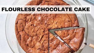 Flourless Chocolate Cake  Chocolate Cake Recipe [upl. by Atived]