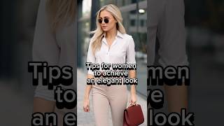 Tips for women to achieve an elegant look 🤍🤎elegant fashion tips [upl. by Eveivenej]