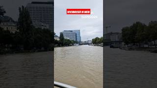 Hochwasser in Wien heavyrain hochwasser hochwassergefahr rain viralvideo foryou trending [upl. by Faden]