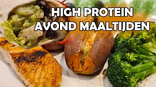 3 GEZONDE HIGH PROTEIN AVONDMAALTIJDEN [upl. by Eibmab]