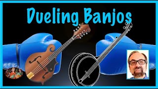 Dueling Banjos – Easy Version – Mandolin Lesson [upl. by Eddi898]