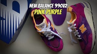 New Balance 990v2 Pink Purple [upl. by Yevrah582]