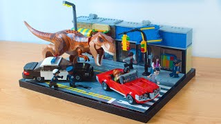 Lego Jurassic Park The Lost World San Diego Chase MOC [upl. by Alyam]