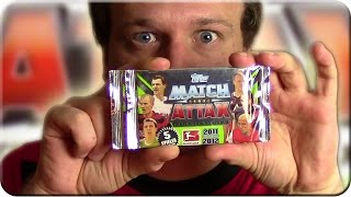 Match Attax 2011 2012 3 Booster Unboxing Bundesliga [upl. by Nihsfa]