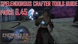 Final Fantasy XIV  Splendorous Crafter Tools Guide amp Macros Patch 645 [upl. by Austine]