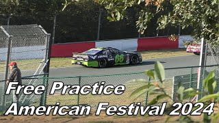 Free Practice American Festival NASCAR Zolder 2024  EuroNASCAR Porsche Cup Benelux circuitzolder [upl. by Elleral]