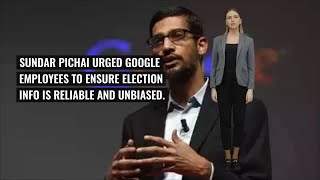 Google CEO Sundar Pichai Calls for Election Integrity Amid Trump Bias Claims [upl. by Tobe]