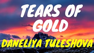 🎶Daneliya Tuleshova  Tears of Gold Lyrics Americas Got Talent June 9 2020😭 [upl. by Nehtan]