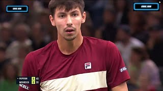 Alexei Popyrin vs Daniil Medvedev Highlights  Paris Masters 2024 [upl. by Anica700]