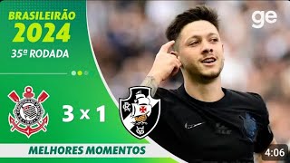 CORINTHIANS X VASCO MELHORES MOMENTOS [upl. by Pallaten310]