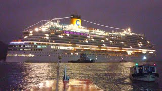 Costa Diadema saindo de Santos 21032022 [upl. by Ancalin]