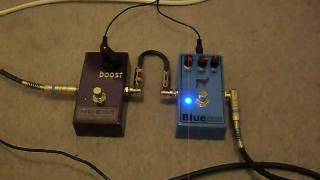 Blue Alpaca Overdrive amp AMZ Mini Boost Pedal Demo [upl. by Sadnalor]