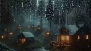 Rain and Thunder Sounds to Sleep Fast  Deep Sleep with Heavy Rain on Tin Roof Relax Study ASMR [upl. by Tezile718]