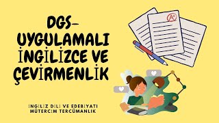 Uygulamalı İngilizce ve Çevirmenlik bölümünde DGS 🙋🏻‍♀️📚📑 [upl. by Ocire]