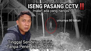 SUARA TANGISAN MISTERIUS PASANG CCTV DI HUTAN ANEH 10 TAHUN TINGGAL SENDIRI DI GANGGU KUNTILANAK [upl. by Neff]